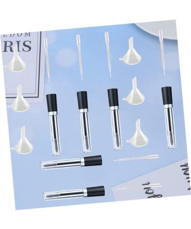 KALLORY 2 18pcs Mascara Tube 10ml Empty Tube Funnel Dropper Transfer Pipettes Eyelash Bottle Blowing 10.5X1.7cm Black - Buy Online on SooperMarket.com