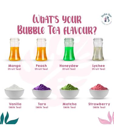 Boba Bar London | Bubblicious Mixed Bubble Tea Kit | 8 Mixed Tea Flavours | 8 Boba & Jelly Toppings | Tapioca Pearls | 8 Bamboo Straws | 8 Tea Bags | 2 Recipe Cards Boba Bar London | Bubblicious Mixed Bubble Tea Kit | 8 Mixed Tea Flavours | 8 Boba & Jelly - Buy Online on SooperMarket.com