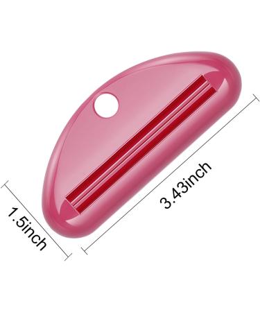 Quesuc 8 Pieces Toothpaste Tube Squeezer Dispenser Toothpaste Clips for Bathroom (Red Green Yellow White) - Buy Online on SooperMarket.com