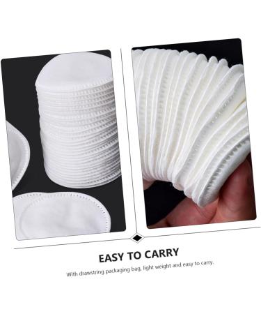 Angoily Reusable Cotton Face Cleaning Pads - Round Exfoliating Makeup Remover Puffs | Eco-Friendly Pure Cotton Wipes for Women - Buy Online on SooperMarket.com
