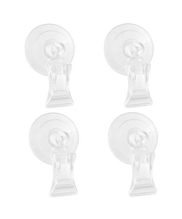 SLSON 4 Pack Fishes Veggie Seaweed Plant Suction Cup Clip Feeding Tool Feed Holder Aquarium Accessories for Fish Tank