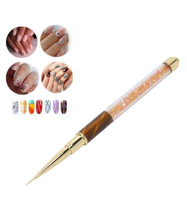 NAGEN Pointer Pen & Nail Strass Picker Tool for DIY Nail Art Orange Stripes (Train Wire) - International Shipping Available - Buy Online on SooperMarket.com