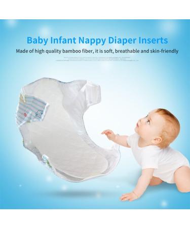 5pcs Breathable Cotton Baby Nappies with Bamboo Fiber Toddler Diaper - Soft & Comfortable for Infants - Buy Online on SooperMarket.com