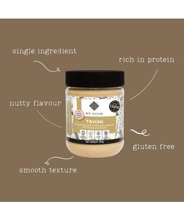 Med Cuisine Tahini (2 Pack) - 100% Roasted Humera Sesame Seeds Paste - Vegan & Gluten-Free - 2LB Total - Buy Online on SooperMarket.com