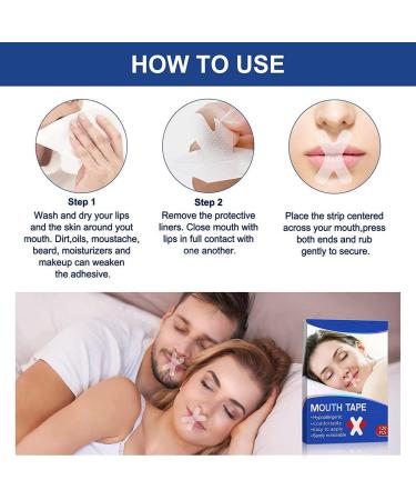 Sleep Strip 240PCS | Improve Sleep Quality, Relieve Snoring - Mouth Strap for Better Sleep - Buy Online on SooperMarket.com