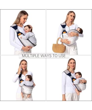 CUBY Portable Breathable Baby Carrier - 3D Mesh Fabric, Adjustable for Newborn to 24 Months, 45 lbs - Easy Toddler Carrier in Mesh Green - Buy Online on SooperMarket.com
