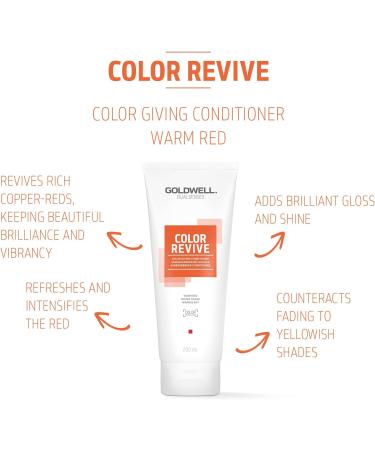 Goldwell Dualsenses Color Revive Warm Red 200ml - Vibrant Red Hair Color - Pack of 1 - Buy Online on SooperMarket.com