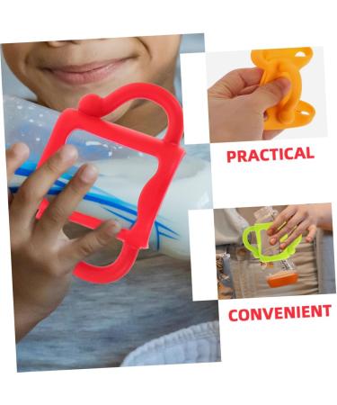 ibasenice 8 Pcs Silicone Bottle Handle Silicone Bottle Handle Bottle Grip Handle Nursing Bottle Handle Bottle Handles Milk Child Feeding Bottle 13.00X7.00X6.50CMx4pcs Assorted Colorx4pcs - Buy Online on SooperMarket.com