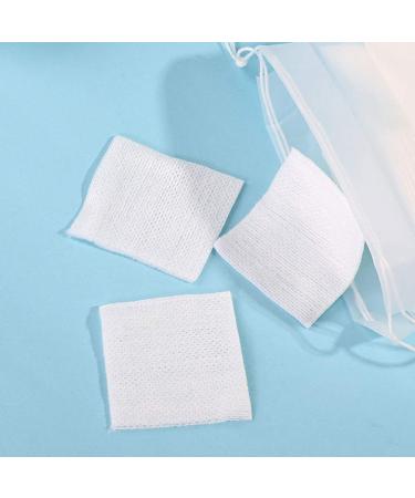 240Pcs Stretchable Cotton Pads - Makeup Remover Wipes & Face Cleaning Cloths with Storage Bag | International Shipping - Buy Online on SooperMarket.com