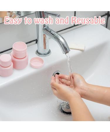 Heyu-Lotus Travel Pots for Toiletries 10 Pcs Travel Pots Cosmetic Sample Jars 20ml/50ml/100ml Sample Pots with Spatulas Tool for Cream Make-up Sample Glitter Nail Art Storage (Multi) - Buy Online on SooperMarket.com