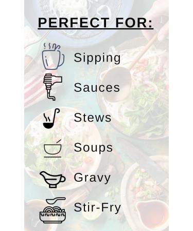 Bone Broth Premium Beef Bone Broth Concentrate Mushroom Flavour- 100% Sourced from AU Grass-Fed Pasture-Raised Cattle - Healthier Skin & Nails Healthy Digestion - Bone Broth Collagen - Buy Online on SooperMarket.com