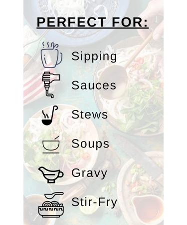 Best Beef Bone Broth Concentrate Garlic & Herb Flavor | pure liquid collagen | Grass fed Australian beef | keto  high protein  gluten free | supports joints  skin & gut | 25 servings Garlic & Herbs - Buy Online on SooperMarket.com