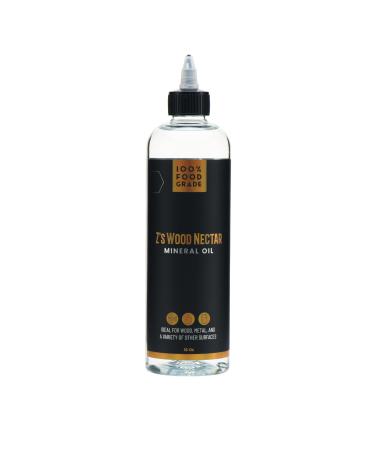 Z's Wood Nectar 16oz Odorless Food-Grade Mineral Oil - Premium Care for Cutting Boards Butcher Blocks Countertops Bamboo Kitchen Utensils & More