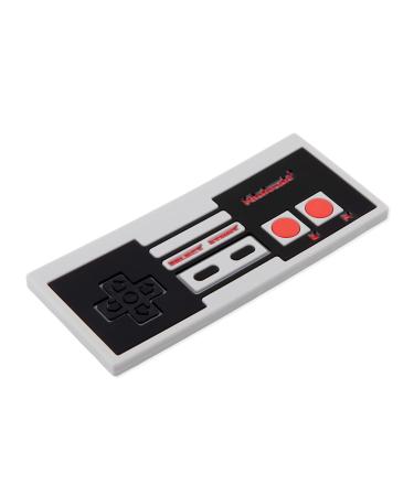 Bumkins Silicone Teether, Nintendo Textured, Soft, Flexible, Sensory, Gum Soothing  NES Controller Nintendo 1 Count (Pack of 1) NES Controller
