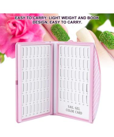Nail Gel Polish Display Book Nail Polish Gel Color Display Card Acryl Gel Tips Manicure Salon Accessory(02) - Buy Online on SooperMarket.com