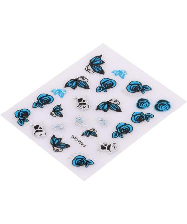 Nail Sticker Decal 3D Indigo Manicure Sticker Useful Processed - Buy Online on SooperMarket.com