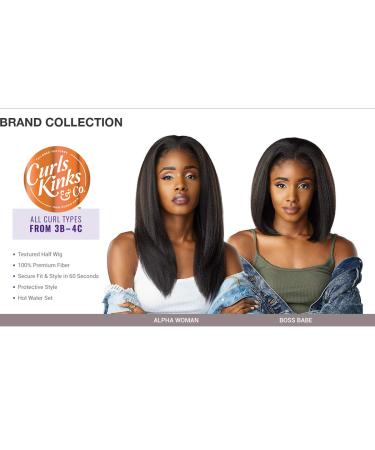 Sensationnel CKCo HalfWig - Synthetic Instant Weave Full Wig Alpha Woman (1B) - Buy Online on SooperMarket.com