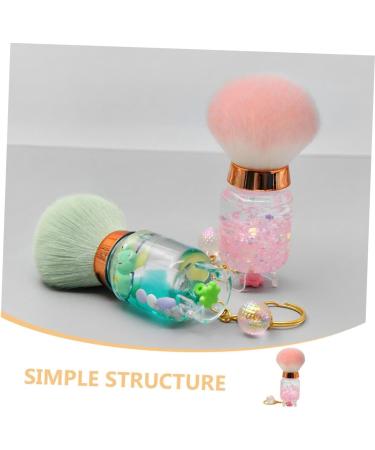 Mikinona Nail Dust Brush Small Brush for Makeup Facial Makeup Brush Loose Powder Brush Women Makeup Brush Blush Brush for Women Makeup Powder Brush Highlighter Brush Pink Cosmetic Miss Tool 9.00X3.50X3.50CM Pink - Buy Online on SooperMarket.com