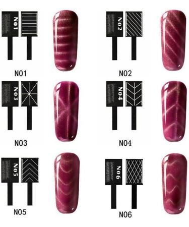 Dekaim 9Pcs Cat Eye Magnetic Nail Polish Set - 3D LED UV Gel Art Tools for Stunning Manicures - International Shipping - Buy Online on SooperMarket.com