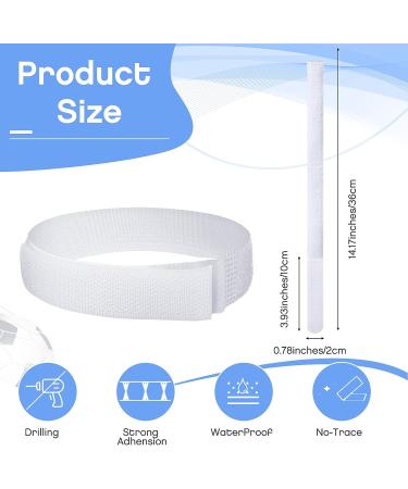 30 Pcs White Goal Net Straps for Soccer Training - 14 x 0.8 Inch - Boys Kids Soccer Attachment Straps - Simple Style - Buy Online on SooperMarket.com