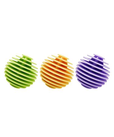 Reusable Drying Laundry Balls easily solve laundry tangling problems and make laundry more efficient! (Pack of 3) (Mixed colors)