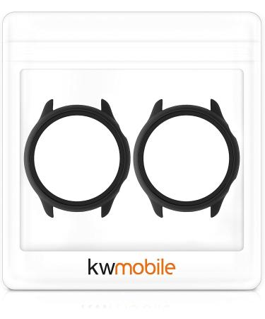 kwmobile Huami Amazfit GTR 2 / 2e Cover (Set of 2) - Tempered Glass & Plastic Frame, Black - Buy Online on SooperMarket.com