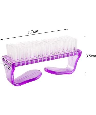 SUNTRADE Men Women Handle Grip Nail Brush Hand Fingernail Nail Brush Scrubbing Kit Pedicure for Toes and Nails Set of 6 - Buy Online on SooperMarket.com