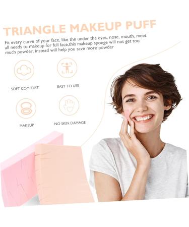 Anneome 2 Sets Triangle Puff Wedge Foundation Sponge Triangle Makeup Sponges Loose Makeup Blending Sponge Makeup Puff Powder Puff Makeup Wedges Cosmetic Hydrophilic Polyurethane Puffs - Buy Online on SooperMarket.com