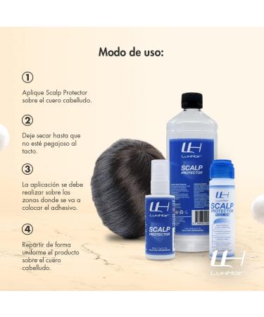 Scalp Protector LuxHair to protect the scalp when inserting hair prostheses for men and women. Protects against irritation caused by the formation of a protective film - Buy Online on SooperMarket.com