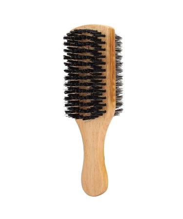 Men's bearing brush double-sided beard brush face hair brush multifunctional shaving brush shaving brush removed beards for men daily care and beard styling (m)