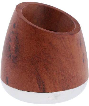 Premium Safety Razor Set for Men - Wood Grain Stand & 5 Pack Brown - Ideal for Bathroom Grooming - Buy Online on SooperMarket.com