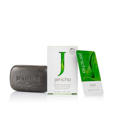 Jericho Natural Acne Treatment Soap - 4.4 oz | Effective Acne Solution for All Skin Types - International Shipping Available - Buy Online on SooperMarket.com