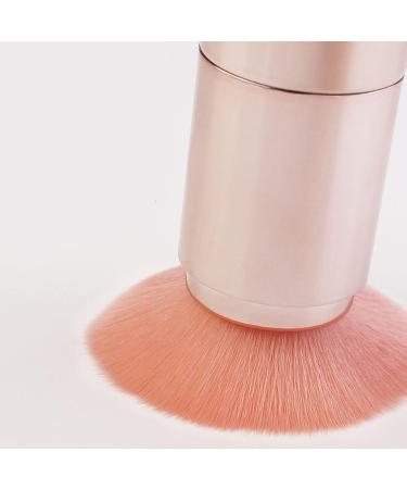 Verdant Touch Cosmetic Brush 5-in-1 Makeup Brush Set Portable Foundation Loose Powder Eyeshadow Eyebrow Lip Cosmetic Brush Rose Gold Electroplated - Buy Online on SooperMarket.com