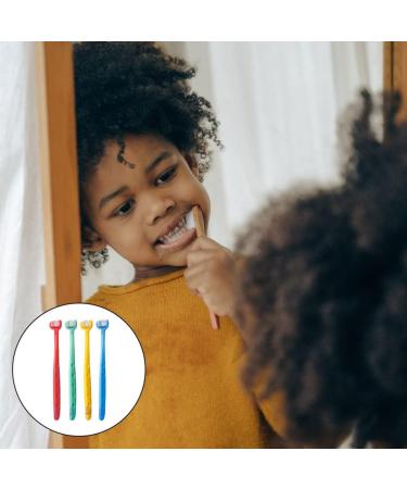 Healvian Infant Dental Oral Triple Clean Toothbrushes - 4pcs Kids Soft Toothbrush Set for Children and Toddlers - Buy Online on SooperMarket.com