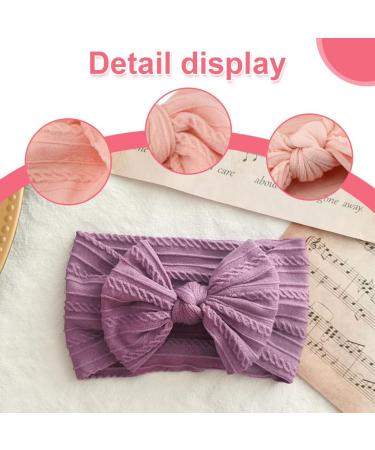 Shop Eihi 4-Piece Baby Girls Headband Set | Nylon Hair Bands for Newborns & Toddlers - 4 Colors Available - Buy Online on SooperMarket.com