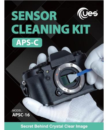 UES APSC-16 DSLR & Mirrorless Camera Sensor Cleaning Kit | 14 Swabs + 15ml Cleaner for APS-C CMOS & CCD Sensors - Buy Online on SooperMarket.com