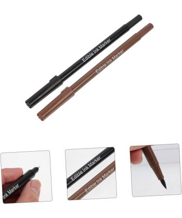 PRETYZOOM 6 Pcs Baking Pen Macron Pen Homemade Cookies Edible Drawing Biscuits Pens Fondant Food Pen Pastry Icing Pen Cookie Decorating Pens Fine Point Pen Cake Fine Tip Double Head Plastic - Buy Online on SooperMarket.com