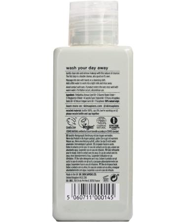 SKIN SAPIENS Make Down Oil To Milk Facial Cleanser with Sweet Almond Oil Gently Removes Eye & Face Makeup Natural Vegan and Cruelty Free Face Care For all Skin Types 150 ml. - Buy Online on SooperMarket.com