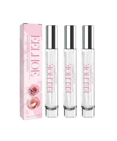 Women's Perfume Spray Portable Long Lasting Peony Lychee Experience Fragrance Natural Fresh Charming Cologne (3PACK)