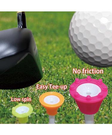 BIRDIE79 Upgraded Premium Big Head Silicone Golf Tees 3-1/4 Height Adjustable - Tee Off with Greater Consistency - Excellent Durability - Golf Tee Hanger - 1 Pack (9 Tees + 2 Figures) - Buy Online on SooperMarket.com