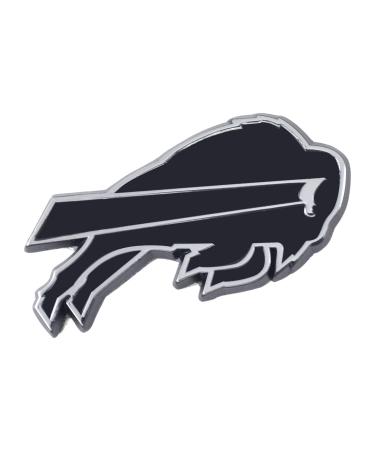 FANMATS unisex adult Chrome 3D Metal Emblem, Chrome, Approximately 3 x3 US