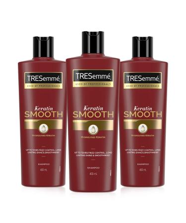 Tresemme Keratin Smooth Shampoo with Marula Oil - 13.5 Fl Oz / 400 mL x 3 Pack