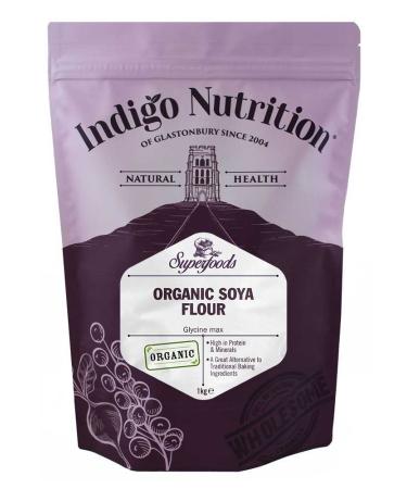 Indigo Herbs Organic Soya Flour 1kg
