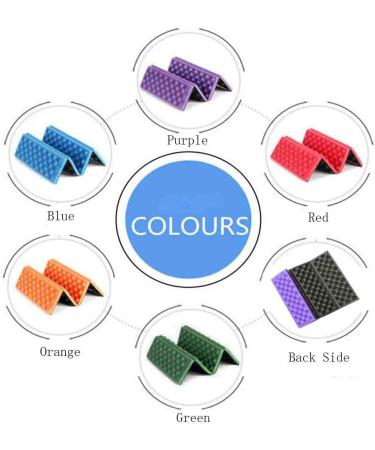 STKYGOOD Camping Foam Pad Waterproof XPE Foam Seat Camping seat pad for Picnic  Hiking  Backpacking  Mountaineering  Trekking (5PCS-Blue/Red/Purple/Orange/Green) - Buy Online on SooperMarket.com