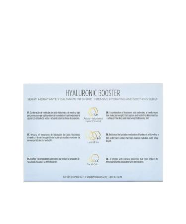 ISDIN Hyaluronic Booster Serum Ampoules - Deep Hydration with Peptide Formula - Buy Online on SooperMarket.com