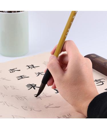 Huakaile Chinese Writing Brushes Set with Bamboo Holder - Traditional Calligraphy and Painting Ink Brushes (Large, Medium, Small) - Buy Online on SooperMarket.com