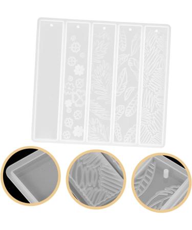 STOBOK 4 Cavity Bookmark Maker 2pcs Bookmark Mold Rectangle Student Silica Gel Chocolate Fondant Molds White 2x2pcs 15.8X14.8cmx2pcs - Buy Online on SooperMarket.com
