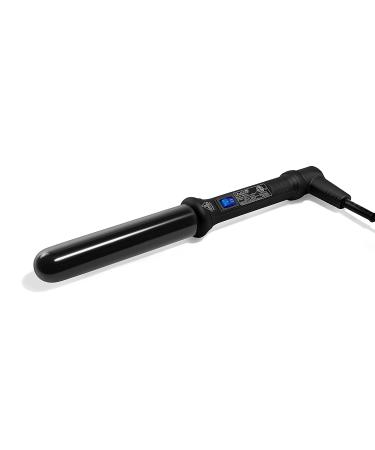 NuMe Classic Ceramic Curling Wand 32mm Barrel Hair Curler - Tourmaline Negative Ion Conditioning Far Infrared Heat - Black - Buy Online on SooperMarket.com