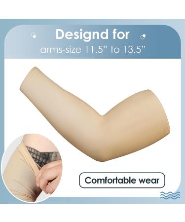 12 Piece Men's Tattoo Cover Sleeve UV Sun Protection Arm Sleeves - Nude Color - Buy Online on SooperMarket.com