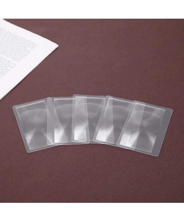 U-K Durable Processed 5pcs 3X Credit Card Shape Magnifiers Transparent Magnifier Fresnel Lens Excellent and - Buy Online on SooperMarket.com